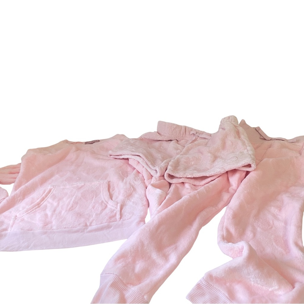 NWT BCBG Girls Youth 4-piece Lounge Sleep Set - 1433034 sz small 7-8